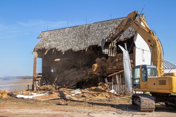 Barn Demolition in Bryan