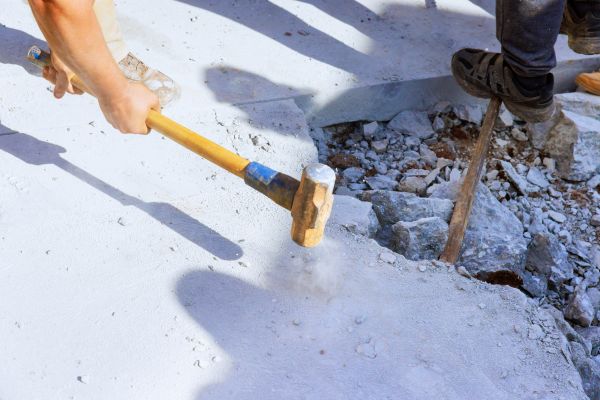 Concrete Pavement Demolition in Bryan