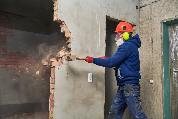 Concrete Wall Demolition in Bryan